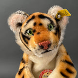 STEIFF Tiger Hand Puppet ~ ALL IDs 1952-58 Rare!
