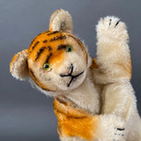 STEIFF Tiger Hand Puppet ~ 1949-54 Rare!