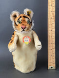 STEIFF Tiger Hand Puppet ~ ALL IDs 1952-58 Rare!