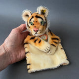 STEIFF Tiger Hand Puppet ~ ALL IDs 1952-58 Rare!