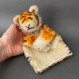 STEIFF Tiger Hand Puppet ~ 1949-54 Rare!