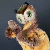 STEIFF Wittie Owl Hand Puppet ~ 1950s Early Model!