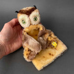 STEIFF Wittie Owl Hand Puppet ~ 1955-58 Early Model!