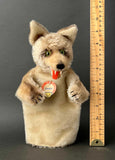 STEIFF Loopy Wolf Hand Puppet ~ 1950-60s