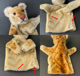STEIFF Young Lion Hand Puppet ~ 1950-60s