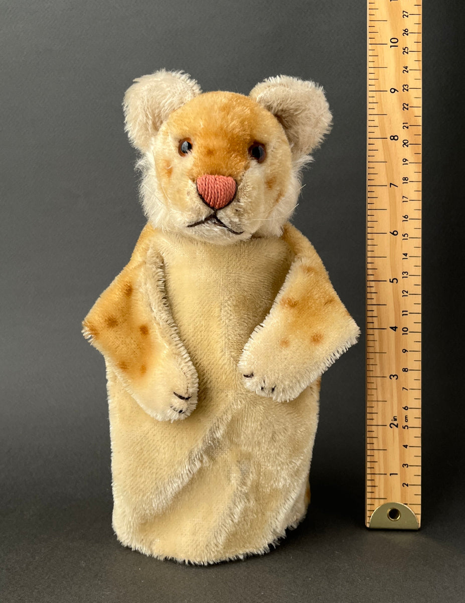Vintage STEIFF Young Lion Hand Puppet ~ 1950-60s Rare! – Once Upon A Puppet