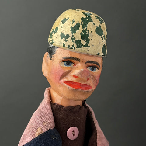 TRADESMAN Hand Puppet ~ 1930s Punch and Judy