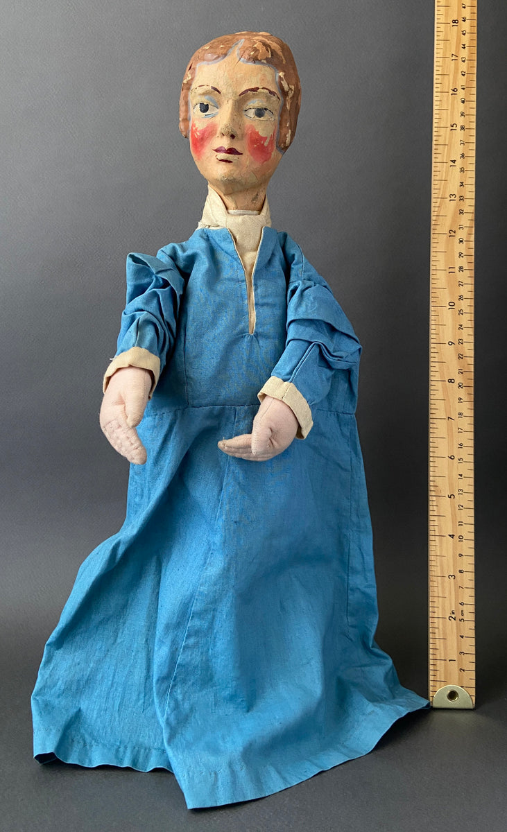 Vintage WPA Lady Hand Puppet ~ 1930s – Once Upon A Puppet