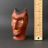WALDORF Devil Hand Puppet Head ~ 1930s rare!