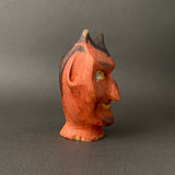 WALDORF Devil Hand Puppet Head ~ 1930s rare!