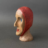 WALDORF Grandmother Hand Puppet Head ~ 1930s rare!