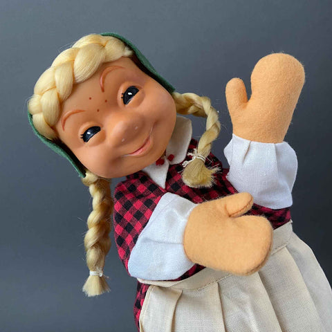 STEIFF Gretel Hand Puppet ~ 1969-78