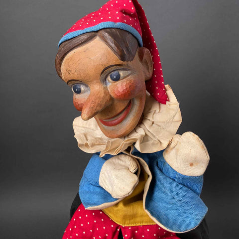 Bross KASPER Hand Puppet ~ circa 1950s Rare!