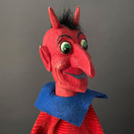 Hohnsteiner DEVIL Hand Puppet ~ 1960s