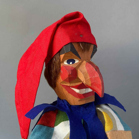 Mr PUNCH Hand Puppet by Lotte Sievers-Hahn ~ 60s