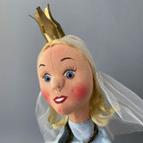 KERSA Princess Hand Puppet ~ 1960s