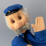 SCHUCO Policeman Hand Puppet ~ 1950s Rare!