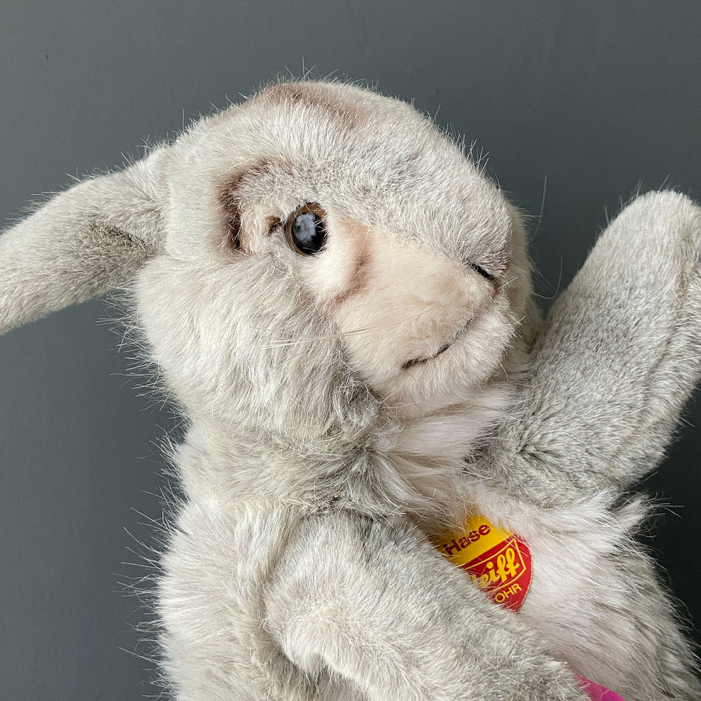 Vintage STEIFF Jolly Hase Rabbit Hand Puppet ~ 1973-86 – Once Upon A Puppet