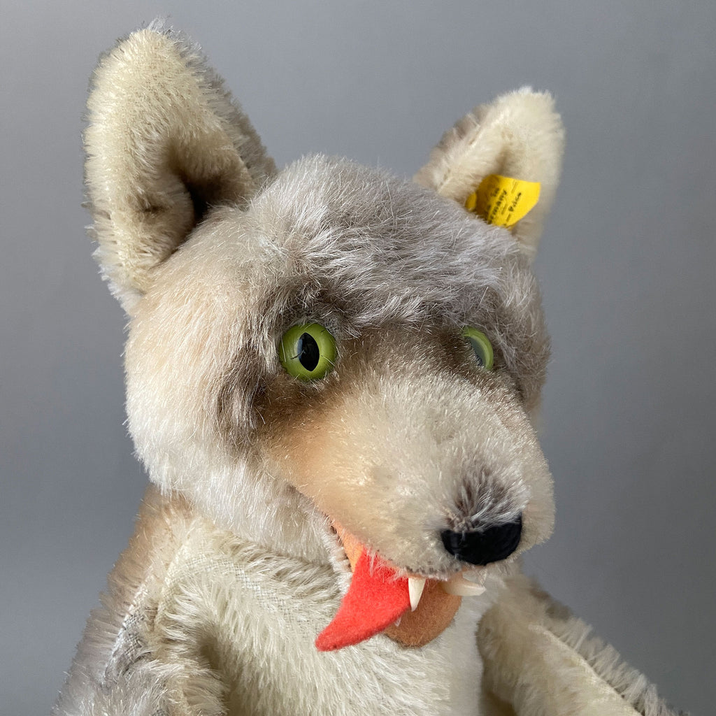 Vintage STEIFF Loopy Wolf Hand Puppet ~ 1960-70s – Once Upon A Puppet