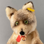 STEIFF Loopy Wolf Hand Puppet ~ ALL IDs 1959-67 Rare!