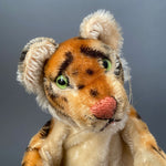 STEIFF Tiger Hand Puppet ~ 1950s Rare!