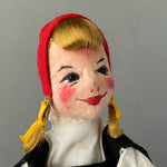 Little Red Riding Hood Puppet by Curt Meissner ~ Germany 1960s