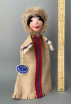 INUIT Hand Puppet by Curt Meissner ~ 1960s Rare!