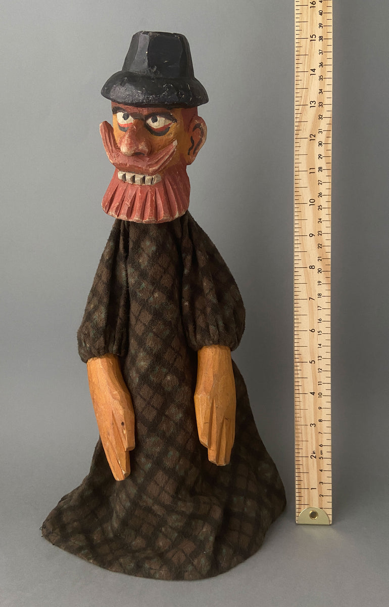 Vintage TRAMP Hand Puppet ~ 1960s Punch and Judy – Once Upon A Puppet