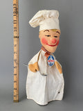 KERSA Cook Hand Puppet ~ 1960s Rare!