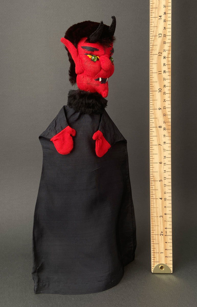 Vintage DEVIL Hand Puppet by Curt Meissner ~ Germany 1960s – Once Upon ...