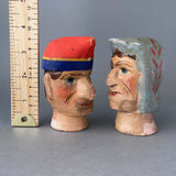 Punch and Judy Puppet Heads ~ Early 1900s