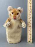 STEIFF Young Lion Hand Puppet ~ 1950-60s Rare!