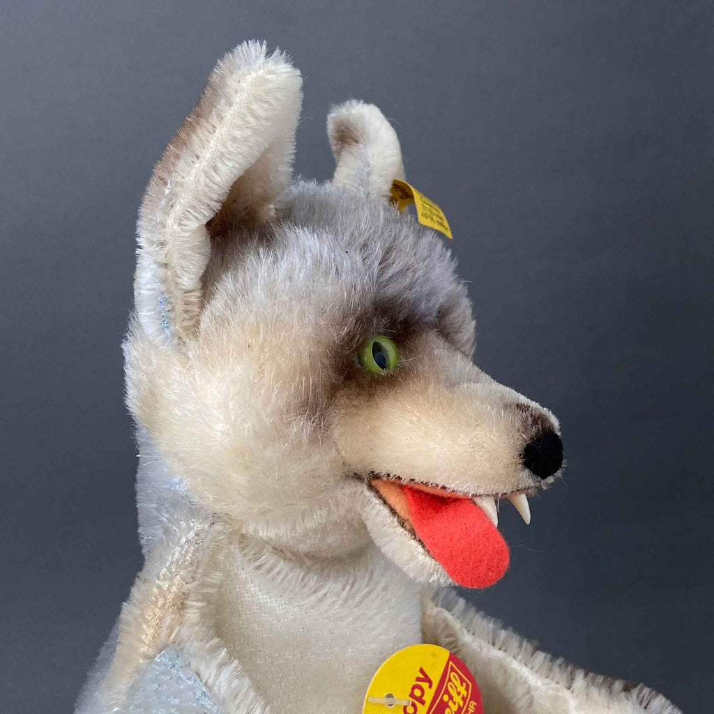 Vintage STEIFF Loopy Wolf Hand Puppet ~ 1968-78 Rare! – Once Upon A Puppet