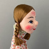Girl Hand Puppet by Curt Meissner ~ Germany 1960s