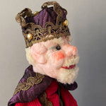 King Hand Puppet by Curt Meissner ~ Germany 1960s