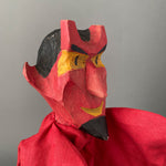 DEVIL Hand Puppet ~ Decor-Spielzeug Swiss Toy 1950s