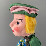 Prince Hand Puppet by Curt Meissner ~ Germany 1960s
