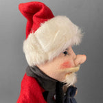 SANTA CLAUS Hand Puppet by Curt Meissner ~ 1960s Rare!
