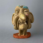 HARRO SIEGEL Witch Hand Puppet Head ~ 1940s Rare!