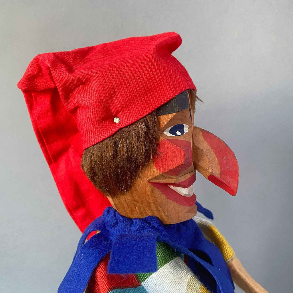 Sieve Puppet Vintage Mr PUNCH Hand Puppet by Lotte Sievers-Hahn ~ 1960s – Once Upon ...