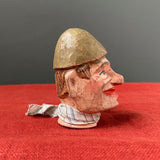 MAN with Hat Puppet Head ~ Early 1900s Punch and Judy