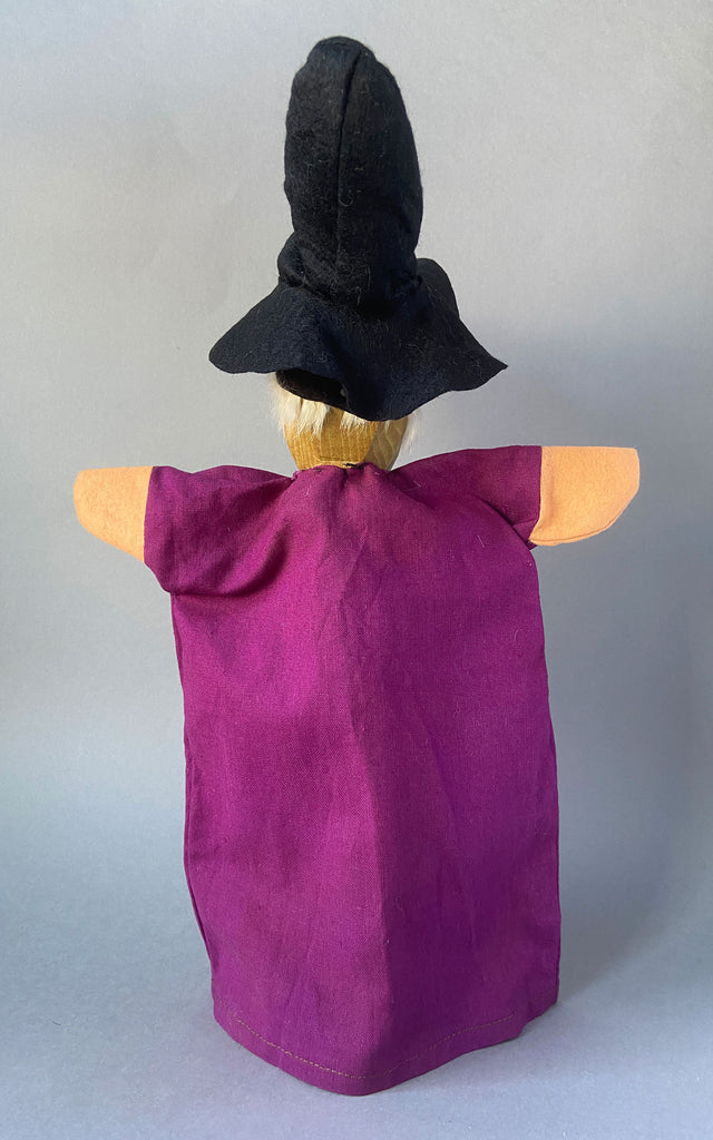Sieve Puppet Vintage WITCH Hand Puppet by Lotte Sievers-Hahn ~ 1960s – Once Upon A ...
