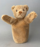 INVICTA Teddy Bear Hand Puppet ~ 1950s Rare!
