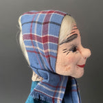 GRANDMOTHER Hand Puppet by Curt Meissner ~ 1960s