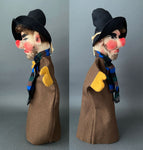 KERSA Tramp Hand Puppet ~ 1960s