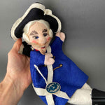 BARON MUNCHAUSEN Hand Puppet by Curt Meissner ~ 1960s Rare!