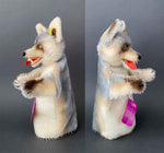 STEIFF Loopy Wolf Hand Puppet ~ 1968-78 Rare!