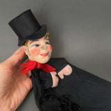 CHIMNEY SWEEP Hand Puppet by Curt Meissner ~ 1960s Rare!