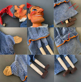 Hohnsteiner KASPER Hand Puppet ~ 1960s