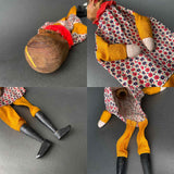 PRETTY POLLY Hand Puppet ~ Early 1900s Punch and Judy